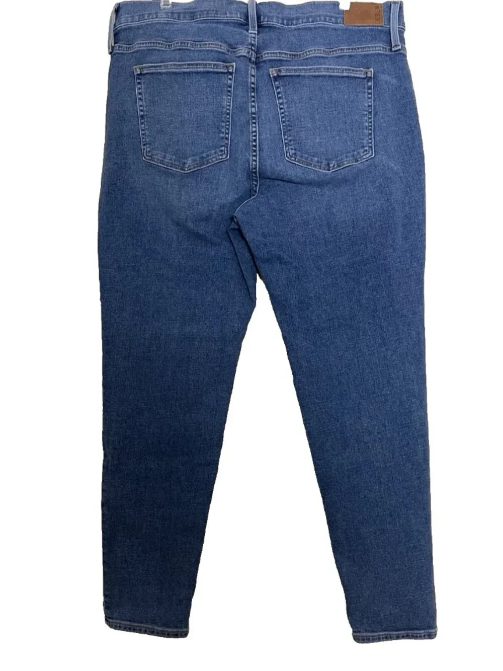 J. Crew Toothpick Jeans Women's 34 High Rise Bluebell Wash BP391 Stretch Denim